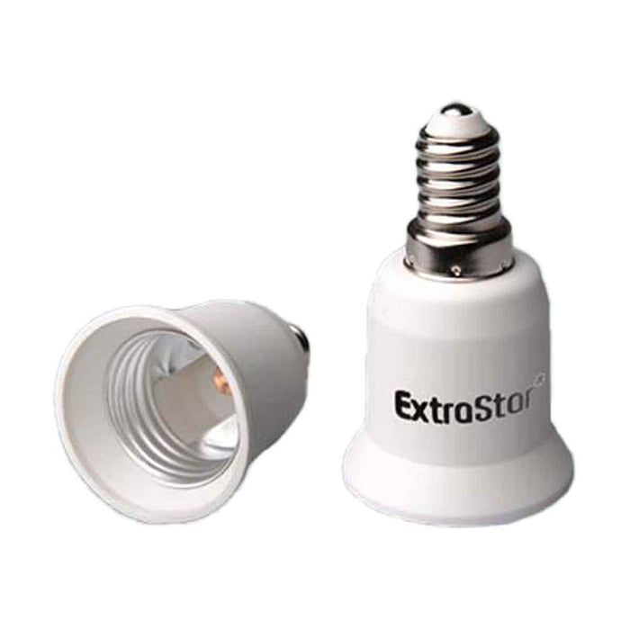 2 Pezzi Portalampade Adattatori Convertitore Lampada Attacco E14 a E27