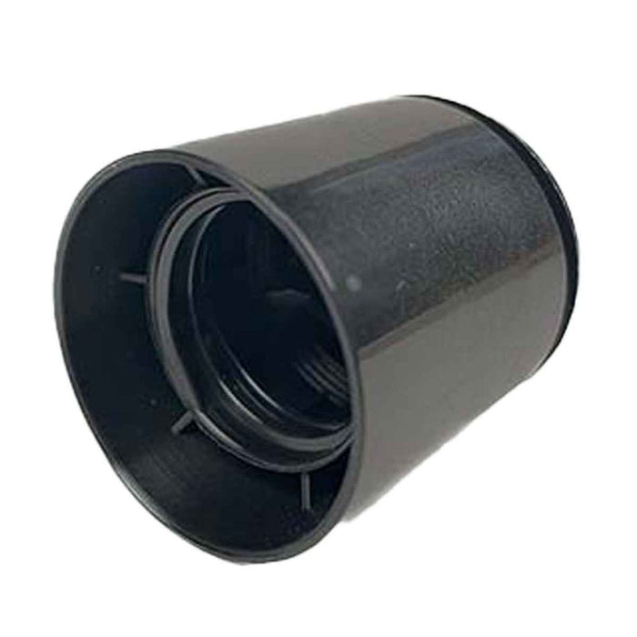 2 Pezzi Portalampade E27, Portalampada in Termoplastico Nero