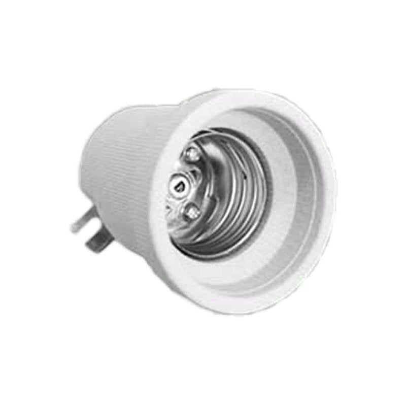 2 Pezzi Portalampade E40 Ceramica Porcellana con Viti per Fili e Gancio in Ferro 1500W