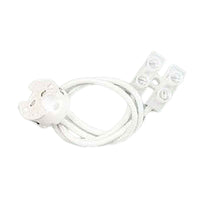 2 Pezzi Portalampade MR16, Portalampada in Ceramica Con Connettori Inclusi