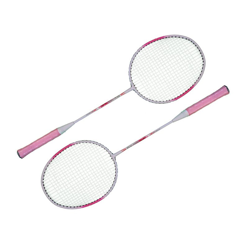 2 Pezzi Racchette Badminton Pezzo Unico Senza Saldatura Colore Assortito