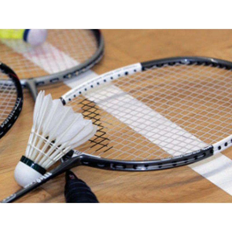 2 Pezzi Racchette Badminton Pezzo Unico Senza Saldatura Colore Assortito