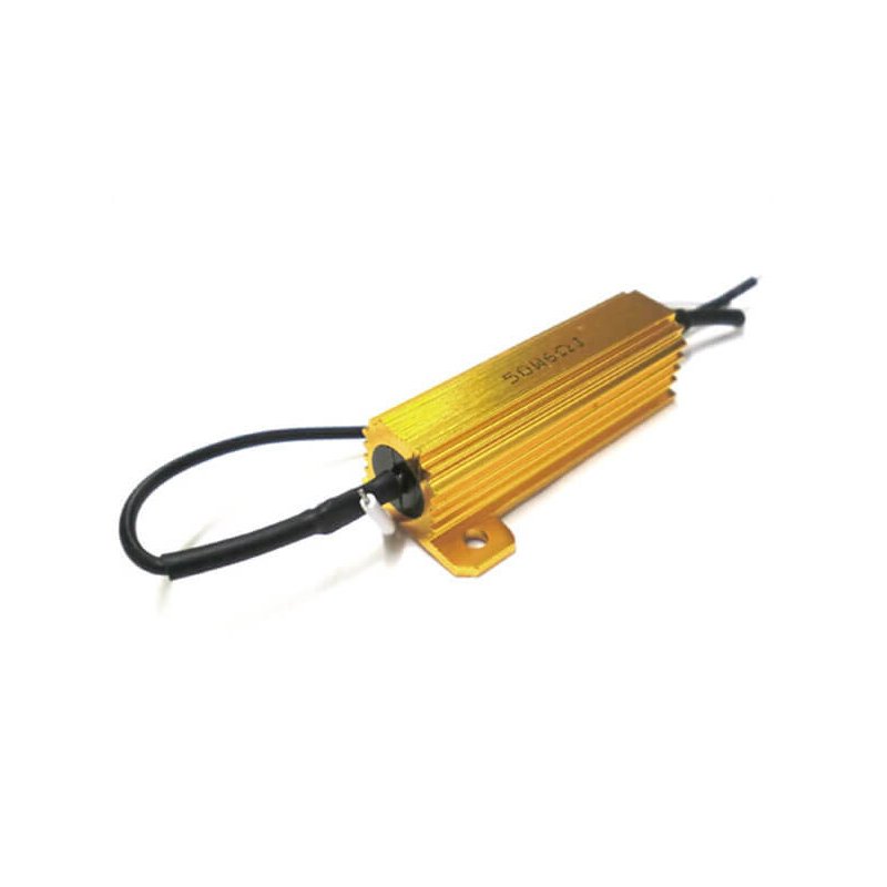 2 Pezzi Resistenza Filtro LED BA15S BAY15D 50W 6Ω No Errore Intermittenza Canbus