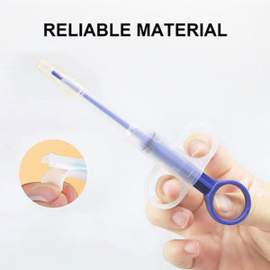 2 Pz Pet Pill Sparapillole Dispenser per Gatti E Cani, Siringhe Riutilizabili