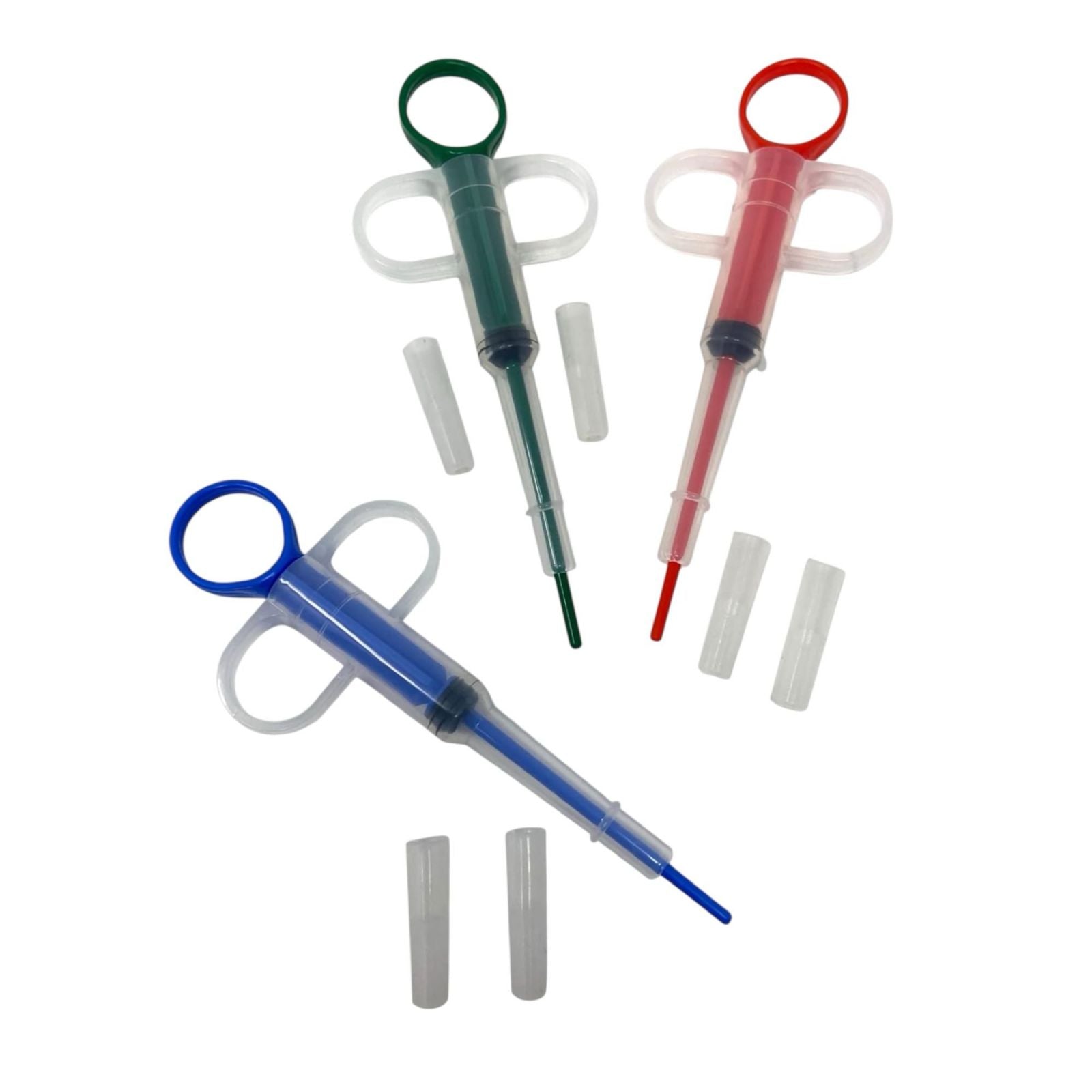 2 Pz Pet Pill Sparapillole Dispenser per Gatti E Cani, Siringhe Riutilizabili