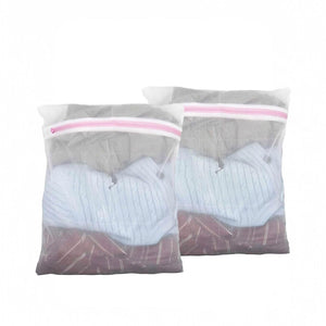 2 Sacchetti per Lavatrice, 50 x 40 cm Borsa Lavanderia con Cerniera  Art.59474