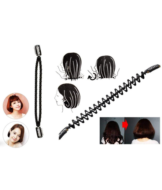 Trade Shop - 2 Bob Torsione Capelli Lunghi A Corti Chignon Accessori Per Acconciatura Styling -