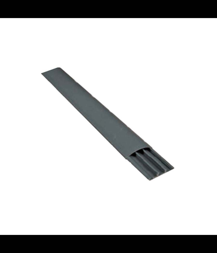 2 Canalina Cavi Plastica Ct2 Grigia 2mt 75x20mm 5627520f A Pavimento Calpestabile         