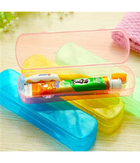 2 Custodia Portaspazzolino Dentifricio Porta Copri Spazzolino Cappuccio Da Denti         