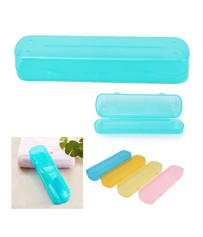 2 Custodia Portaspazzolino Dentifricio Porta Copri Spazzolino Cappuccio Da Denti         