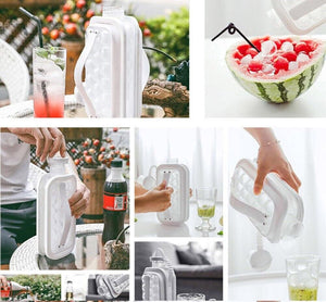 2 in 1 Bottiglia borraccia forma ghiaccio 17 sfere espandibile 156 - 1400Ml S-12