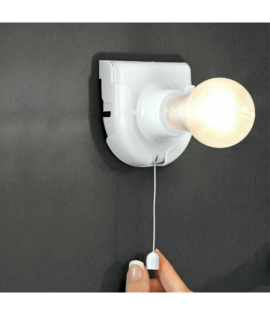 2 Lampadine Insta Bulb Lampadina A Batteria Con Filo Di Accensione E Spegnimento         