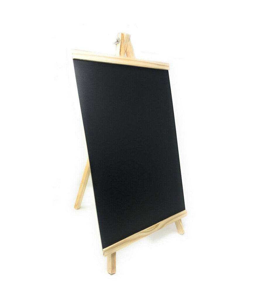 2 Lavagne In Ardesia Con Cavalletto In Legno Segnaposti Lavagna X Bar Ristorante         