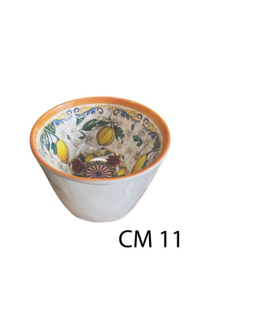 2 Pezzi Insalatiera Piccola Ciotola Carretto Siciliano Centro Tavola Decorazione         