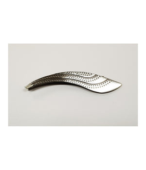 2 Pinzette Acciaio Inox Curva Obliqua Sopracciglia Pinza Precisione Depilazione         