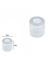 2 Porta Candela Lanterna Rotondo Bomboniera Matrimonio Decorazione Tea Light 5x5         