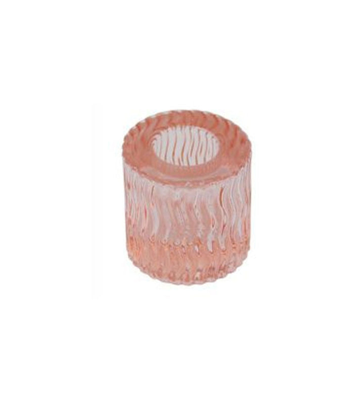 2 Porta Candela Lanterna Rotondo Bomboniera Matrimonio Decorazione Tea Light 5x5  Rosa       