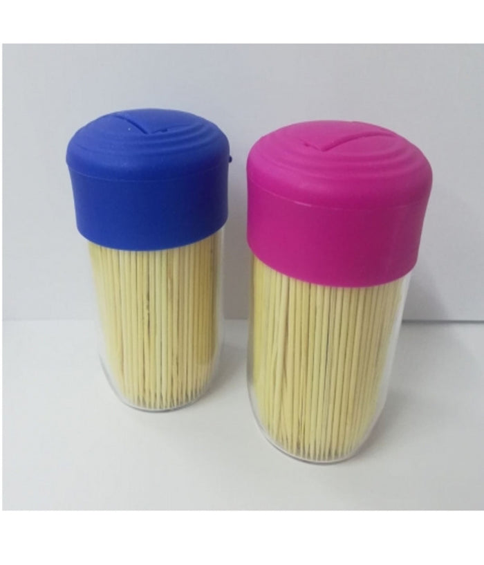 2 Porta Stuzzicadenti Stuzzica Denti Contenitore Contenitori Apertura Dall'alto         