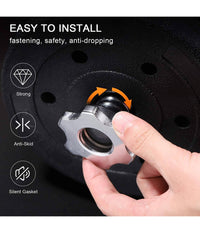 2 Pz Coppia Ricambi Accessori Per Manubrio Bilanciere Morsetto Dado A Vite 25mm         