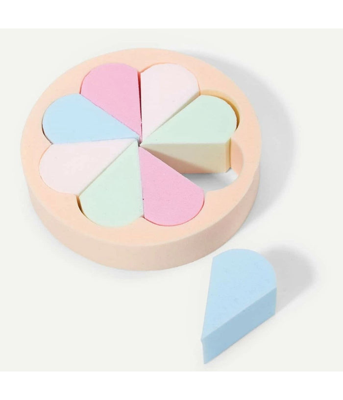 2 Pz Fiori Spugne Correttore Fondotinta Sfumature Make Up Spugnette Conturing         