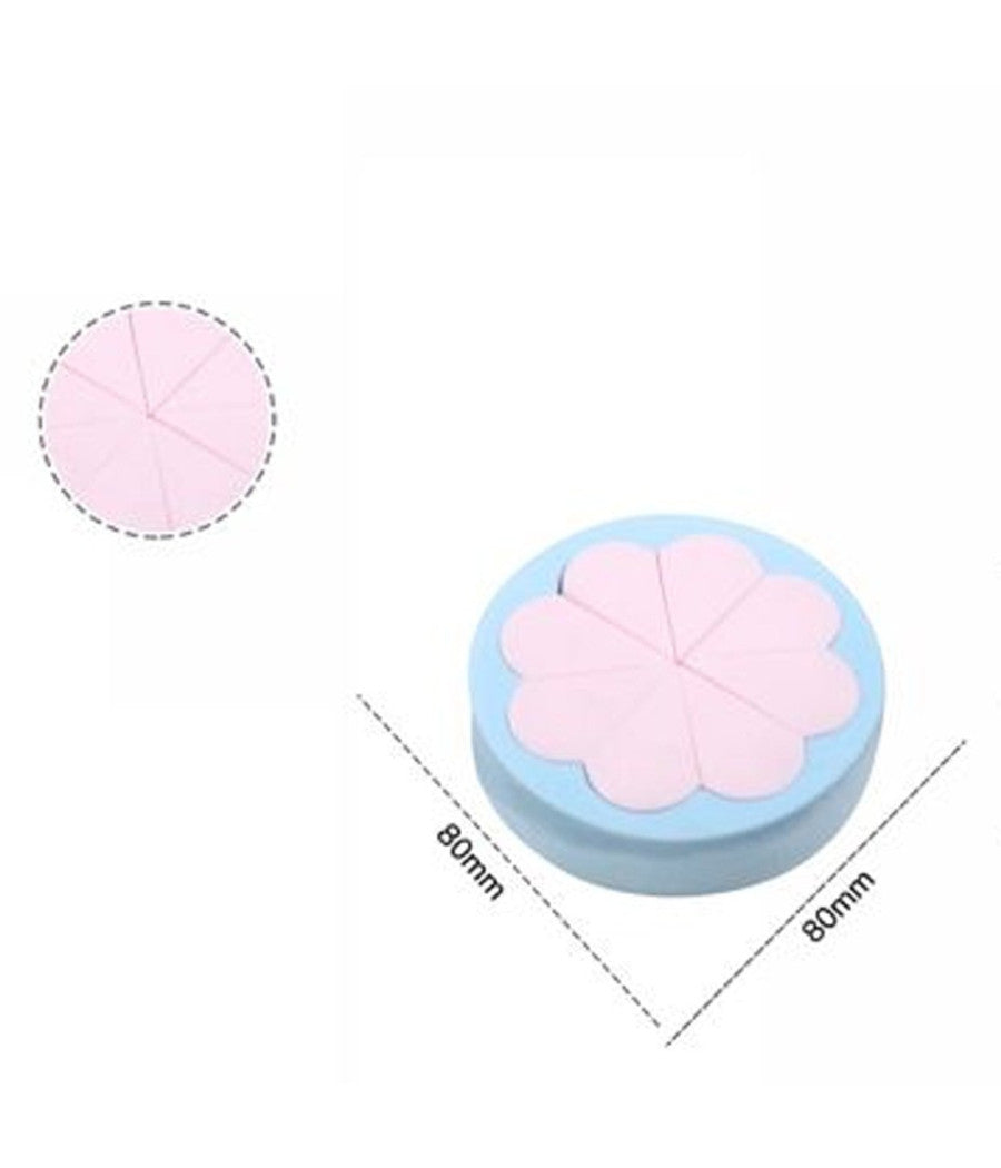 2 Pz Fiori Spugne Correttore Fondotinta Sfumature Make Up Spugnette Conturing         