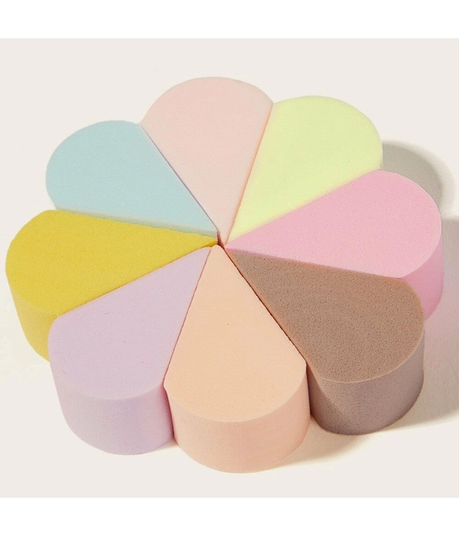 2 Pz Fiori Spugne Correttore Fondotinta Sfumature Make Up Spugnette Conturing         