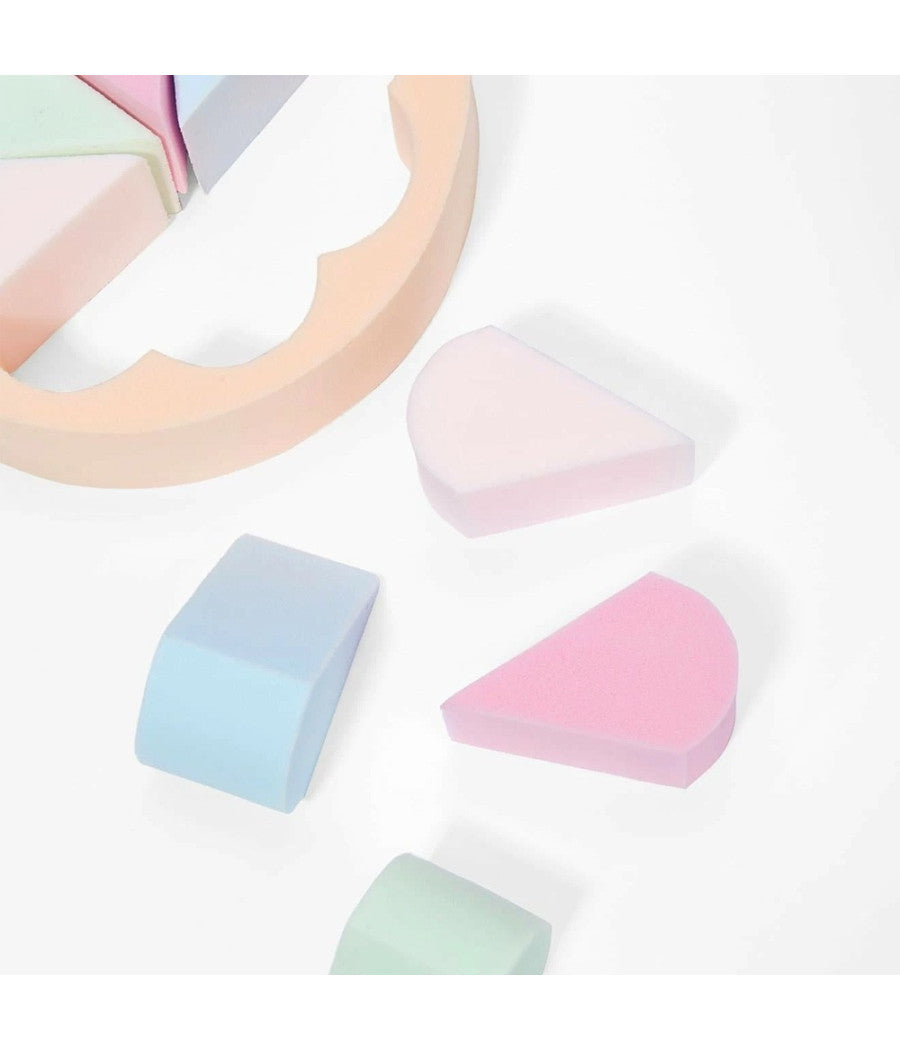 2 Pz Fiori Spugne Correttore Fondotinta Sfumature Make Up Spugnette Conturing         