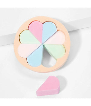 2 Pz Fiori Spugne Correttore Fondotinta Sfumature Make Up Spugnette Conturing         