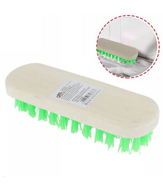 2 Pz Spazzola Grande In Legno Per Pavimenti Pulizia Casa Lavaggio Superfici 18cm         