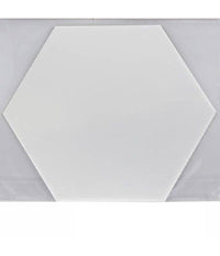 2 Pz Specchio Adesivo Esagonale Adesiva Murale Arredamento Casa 21x18x10cm 70875         