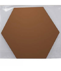 2 Pz Specchio Adesivo Esagonale Adesiva Murale Arredamento Casa 21x18x10cm 70876         