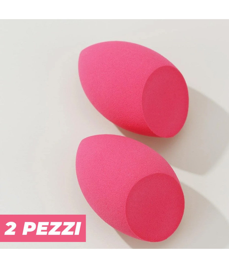2 Pz Spugne Correttore Fondotinta Sfumature Make Up Spugnette Conturing Beauty         