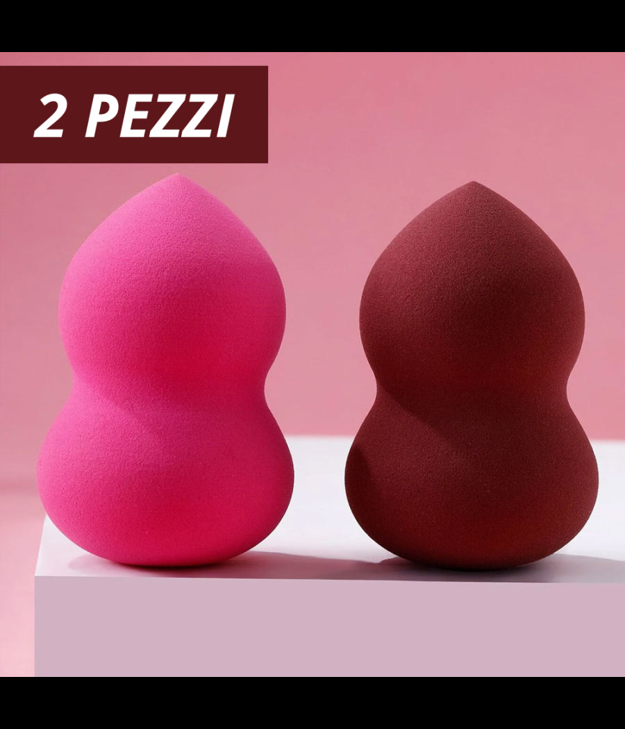 2 Pz Spugne Fondotinta Correttore Sfumature Make Up Spugnette Conturing Beauty         
