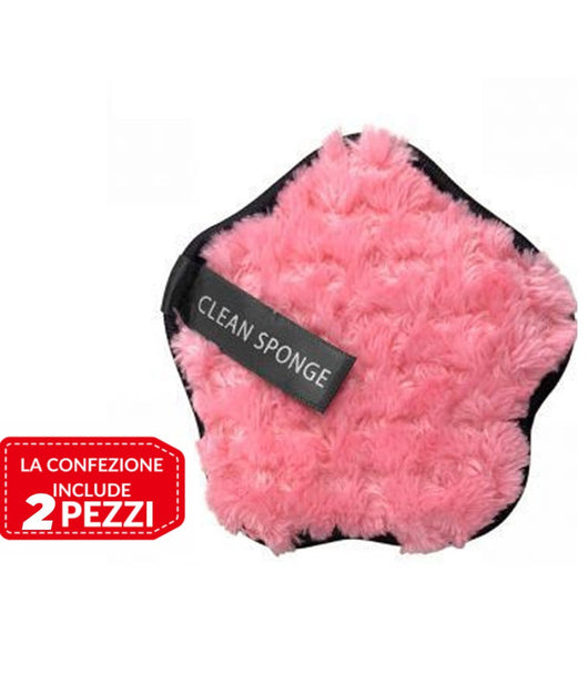 2 Pz Spugnetta Lattice Trucco Make Up Cipria Fondotinta Fard Blush Stesura Viso         