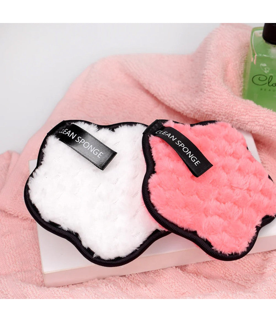 2 Pz Spugnetta Lattice Trucco Make Up Cipria Fondotinta Fard Blush Stesura Viso         