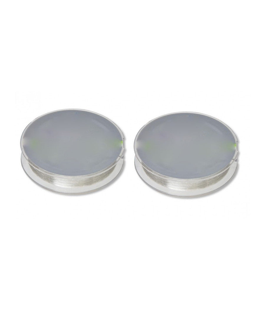 2 Rotolo Lenza 0.55mm 21.0kg 100 Metri Ciascuno Carbonio Pesca Super Resistenza         