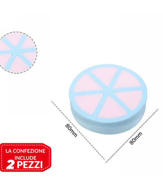 2 Set Con Spugne Per Correttore Fondotinta Sfumature Make Up Spugnette Conturing         