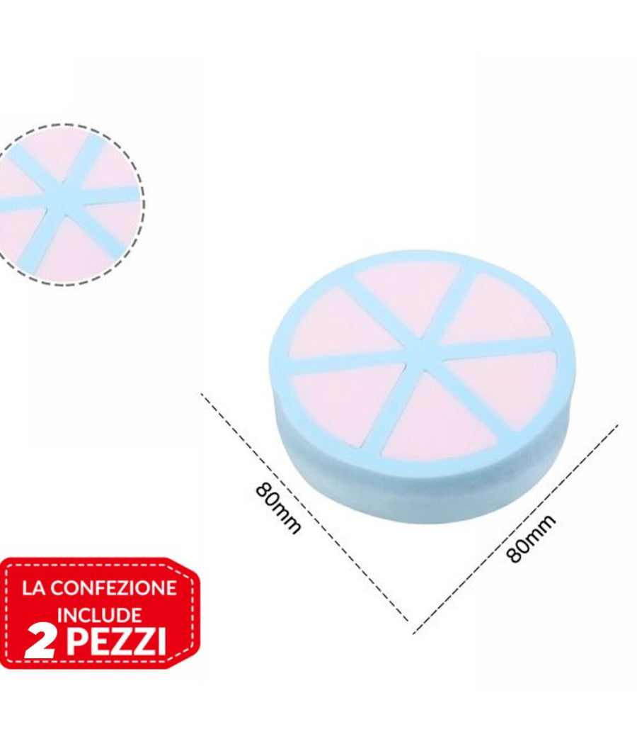 2 Set Con Spugne Per Correttore Fondotinta Sfumature Make Up Spugnette Conturing         