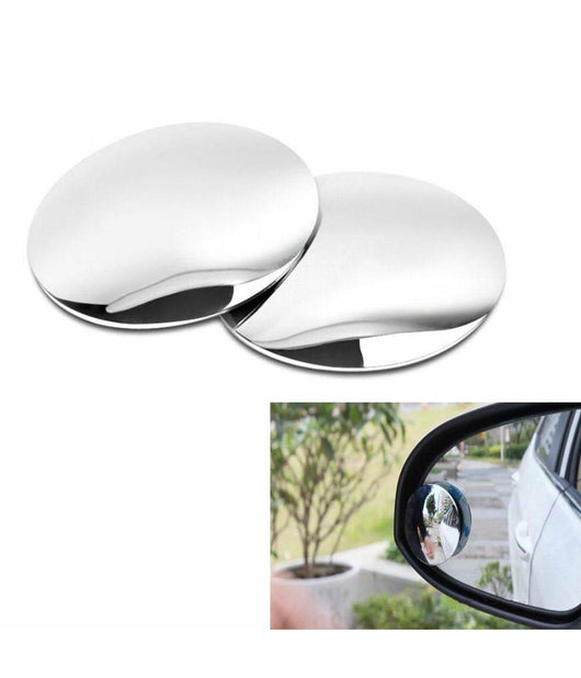 2 Specchietti Adesivi Aggiuntivi Specchio 360° Retrovisori Laterali Linq Fd-0577         