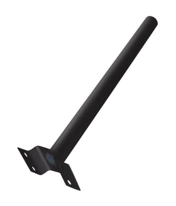 2 Staffe Palo Per Lampione Solare Stradale Supporto Metallo Staffa Muro Parete         
