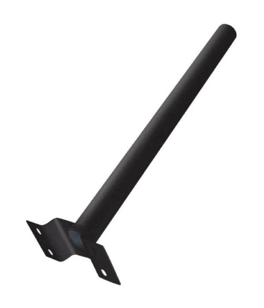 2 Staffe Palo Per Lampione Solare Stradale Supporto Metallo Staffa Muro Parete         