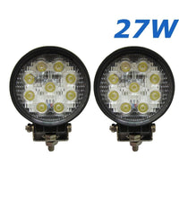 2 X 27w Led Work Luce Lampada Faro Da Lavoro Faretto Auto Barca Suv Dc 12v 24v         