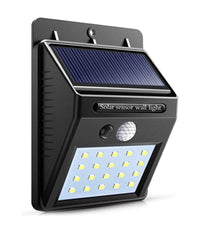 2 X Faro Solare Da Esterno Faretto Fotovoltaico + Sensore Lampada Led         
