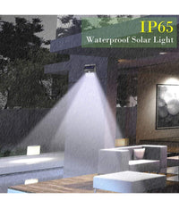 2 X Faro Solare Da Esterno Faretto Fotovoltaico + Sensore Lampada Led         