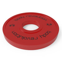 Piastre Frazionate 2,5 kg Body Revolution (Rosso)