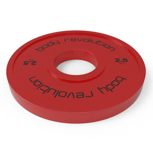 Piastre Frazionate 2,5 kg Body Revolution (Rosso)