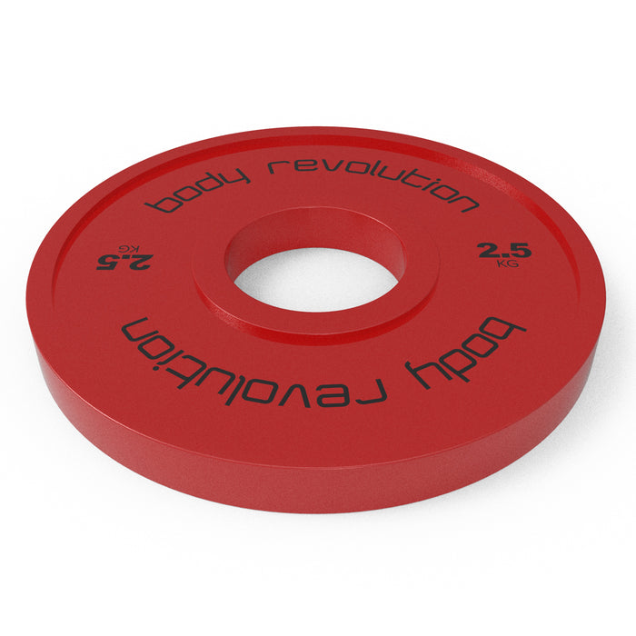 Piastre Frazionate 2,5 kg Body Revolution (Rosso)