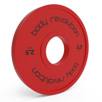 Piastre Frazionate 2,5 kg Body Revolution (Rosso)