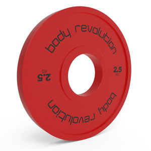 Piastre Frazionate 2,5 kg Body Revolution (Rosso)