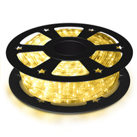 30m Tubo luminoso luci natalizie con 1080 led bianco caldo Luce led striscia decorazione di Natale-Luminarie